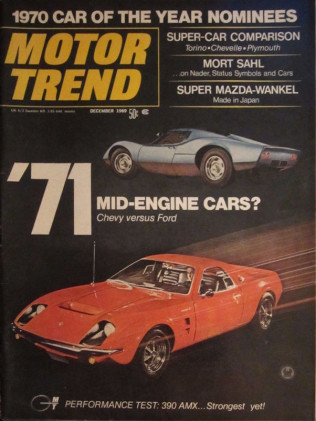 MOTOR TREND 1969 DEC - SS454 v TORINO COBRA v 440-6 RR